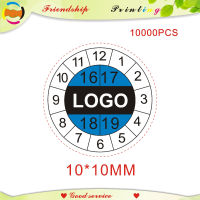 design and free shipping Fragile paper labels the warranty stickers time label label printing label custom 10*10MM