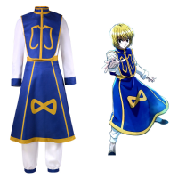 อะนิเมะสำหรับ Hunter X Hunter Kurapika เครื่องแต่งกายคอสเพลย์เสื้อฮาโลวีนเทศกาลสูทสำหรับบทบาทเล่น