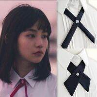 Cross Bow Tie Women Student Uniform Solid Adjustable Tie Shirt Girls Clothing Accessories Unsiex Ties Boys Clothing