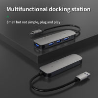 Hub Usb Type C 4 In 1 Adapter Dock Station สำหรับแล็ปท็อปพีซี4พอร์ต Usb Charging Adapter