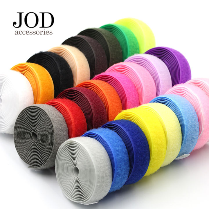 25yards-20mm-pair-color-velcros-hook-and-loop-strap-fastener-tape-magic-sticker-nylon-klittenband-sewing-accessories-polyester