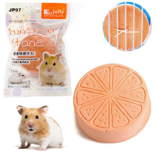 PET LINK JP97 JOLLY ORANGE SHAPE MINERAL GNAWING STONE FOR HAMSTER AND  OTHER SMALL ANIMALS | Lazada