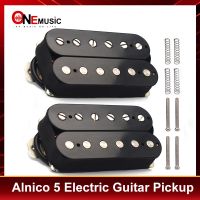 Alnico 5กีตาร์ไฟฟ้า Pickup Humbucker Double Coil Pickup Alnico V กีตาร์อะไหล่ Black