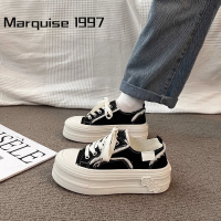 Marquise1997  รองเท้าผ้าใบผญ รองเท้าผ้าใบผู้หญิง รองดท้าผ้าใบ ผญ 2023 NEW FBX2390MWD 37Z230912