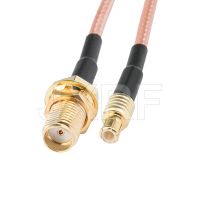 JX custom made RF Coaxial cable SMA to MCX connector SMA female to MCX male Plug RG316 Pigtail cable 5cm-5  fast ship Electrical Connectors