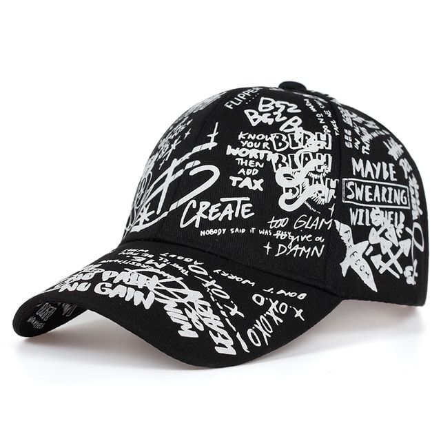 graffiti-printing-baseball-cap-adjustable-cotton-hip-hop-street-hats-spring-summer-outdoor-leisure-hat-couple-caps