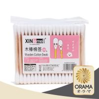 ORAMA สำลีปั่นหู คอตตอนบัด สำลีก้าน สำลีพันไม้ Cotton Buds  2หัว ใช้ปั่นหู เช็ดแผล E60 ไม้พันสำลี สะอาดปลอดภัย สำหรับแคะหู เด็ก ผู้ใหญ่