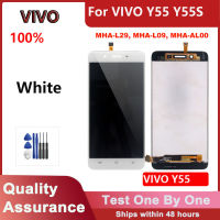 สำหรับจอ LCD Vivo Y55อะไหล่หน้าจอแบบสัมผัสพร้อมชุดประกอบกระจกสัมผัสดิจิไทเซอร์สำหรับ VIVO Y55 Y55S