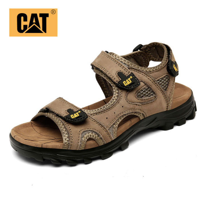 caterpillar-รองเท้าแตะ-รองเท้าผู้ชาย-รองเท้า-หนังวัวชั้นแรก-รองเท้ารัดส้น-sandals-size38-46-066-cnb