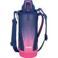 THERMOS FHT-1001F NV-P Water bottle Vacuum insulated sports 1L Navy pink For cold storage only FHT-1001F NV-P bg