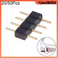 YIJIAN1984918 20/50Pcs ใหม่ ไร้บัดกรี สำหรับ Rgb 3528 5050 Smd 4-Pin เทอร์มินัล ขั้วต่อขั้วต่อ ปลั๊กอะแดปเตอร์ชาย