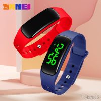 ⌚ นาฬิกา Moment the SKMEI brand fashion a body shell led electronic watch waterproof thin male and female students in appliance with ring wrist watch