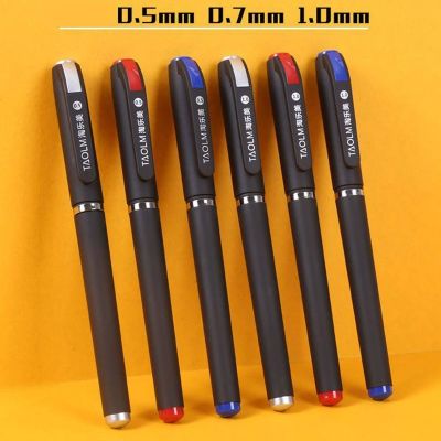 1.0 0.7 0.5 Large Capacity Neutral Pen student For Business Signature Sign Mark Ball-Point Pen Writing Office Black Blue Red Ink Pens