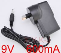 1PCS 9V600mA AC 100V-240V Converter Adapter DC 9V 0.6A 600mA Power Supply AU 2 Plug DC 5.5mm x 2.1mm