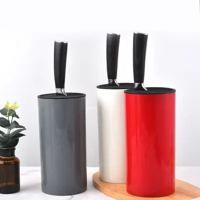 Blocks And Roll Bags Knife Holder Knife Storage Cylinder Universal Knife Holder Kitchen Knife Storage Rack Multifunctional Knife Holder