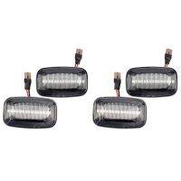 4Pcs Car Dynamic LED Side Marker Light Turn Signal Light for Toyota Land Cruiser 70 80 100 Series