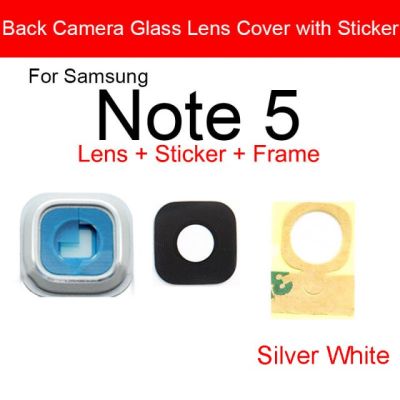 กลับกล้องด้านหลังเลนส์แก้วด้วยสติกเกอร์กาวสำหรับ Samsung Galaxy Note 3 4 5กล้องเลนส์ปก F LEX ริบบิ้นอะไหล่