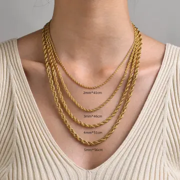Rope Chain - Gold • LUMINARY-vachngandaiphat.com.vn