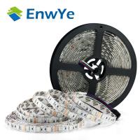 EnwYe 5M 300Leds waterproof RGB Led Strip Light 3528 5050 DC12V 60Leds/M Fiexble Light Led Ribbon Tape Home Decoration Lamp