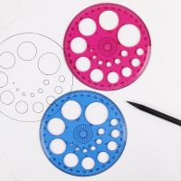 【CW】 1PC/lot New Degrees 11.5 cm Diameter Circular Template Ruler a Patchwork Foot Sewing Rulers