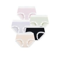 Clarissali 2PCS/Set M-3XL Size Thin Waffley Seamless Panties Briefs Antibacterial