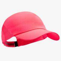 หมวกแก๊ปใส่วิ่งปรับขนาดได้ สำหรับชาย/หญิง   RUNNING CAP MOTTLED PINK CORAL ADJUSTABLE: HEAD SIZE 51 A 63 CM MEN WOMEN