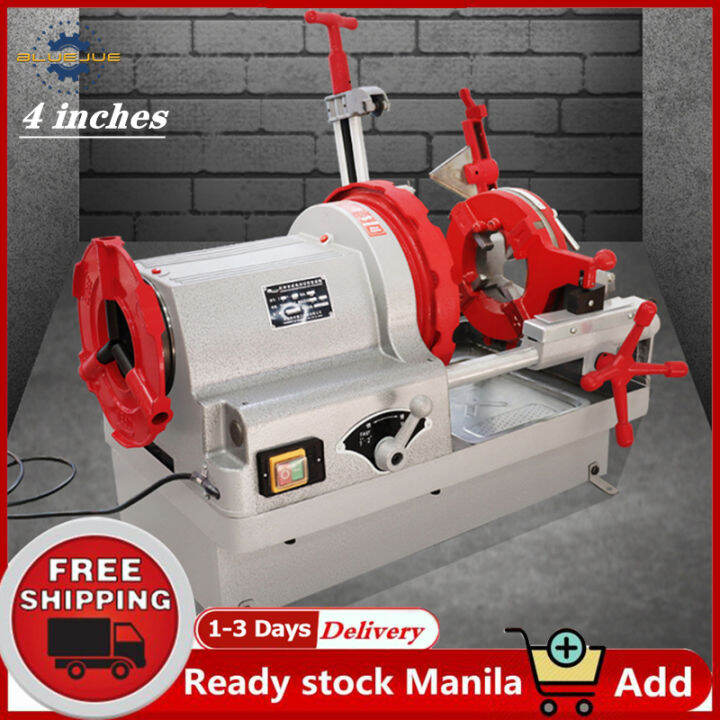 (BLUEJUE)Hugong Electric Pipe Threading Machine 1/2 to 4