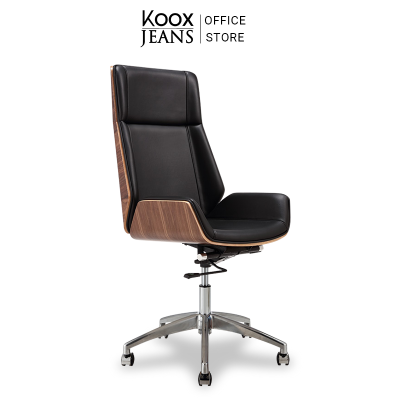 KOOXJEANS Leather Chair Executive chair HL01 ก้าอี้ออฟฟิศ เก้าอี้บอส เก้าอี้หนังแท้ เก้าอี้คอมพิวเตอร์ หลังสูง เก้าอี้ หรูหรา office Leather chair Computer Chair Genuine Leather