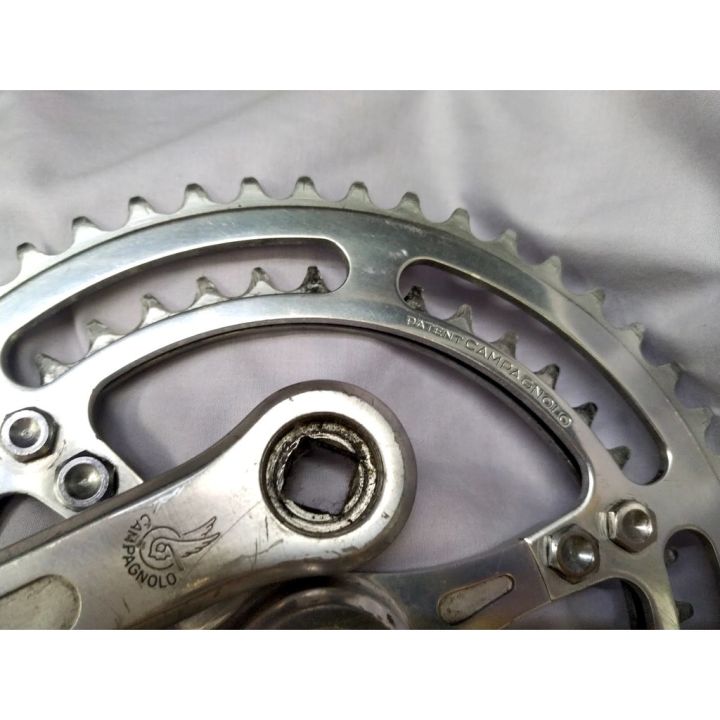 ชุดจาน-ขาจาน-จักรยานวินเทจ-campagnolo-gran-sport-3-arm-alloy-170mm-cranksets