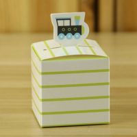 train Gift Box Candy Bags Goodies Birthday Party Decoration Baby Shower Wrapping Decor Paper Treat Boxes Cute Box 5pcs Gift Wrapping  Bags