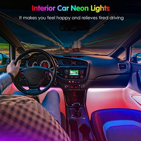 Color changing deals lights for car