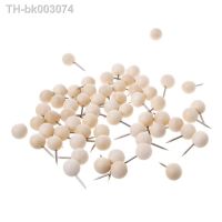 ✺﹉❒ i 60 Round Wooden Pushpins Creative Decorative Pushpins Pushpins for Cork Boards Bulletin Boards Etc