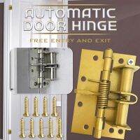 1PCS Invisible Door Spring Hinge Automatic Closing Wooden Multi-function Closer 90 Degree Positioning Hinge Door Closer