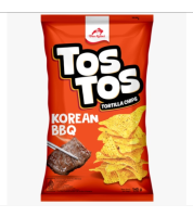 TOS TOS Tortilla Chips Korean BBQตอร์ติญ่า ชิปส์ รสโคเรียนบาร์บีคิว 145g