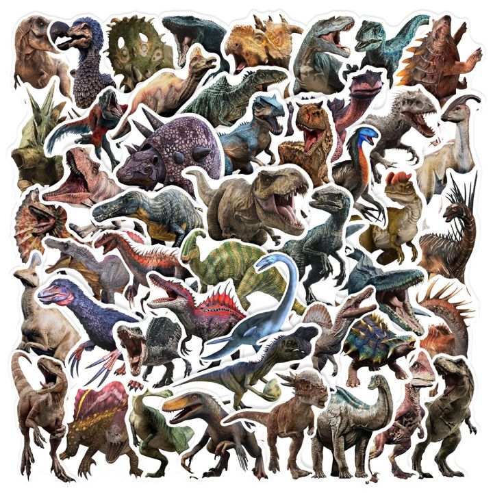 10-30-50pcs-jurassic-dinosaur-stickers-kids-toy-gift-diy-laptop-phone-suitcase-notebook-ancient-animal-sticker-graffiti-decals-stickers-labels