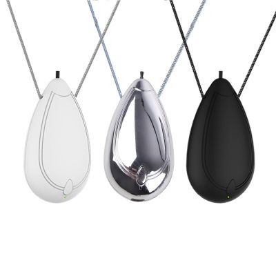 R3MD Portable Air Deodorizer Purifier Hanging Neck Negative Ion Filter for Purifying Smoke Wearable Necklace USB Mini Ionizer