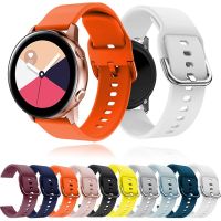 20mm 22mm Silicone Band for Samsung Galaxy Watch Active 2 Watch 3 45mm 42mm Gear S2 Watchband Bracelet Strap for Amazfit GTS 2e Shoes Accessories