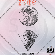 SAI Magic Tattoo Hình xăm ma thuật Hình xăm kéo dài đến 2 tuần hình xăm thumbnail