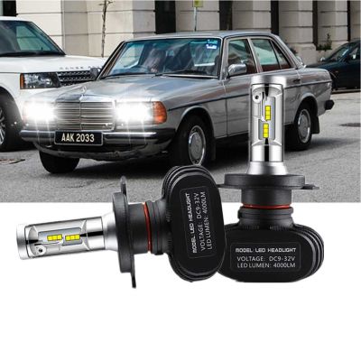 New ชุดแปลงหลอดไฟหน้า LED สําหรับ 1976-1986 MERCEDES BENZ W123 E-CLASS 2 ชิ้น