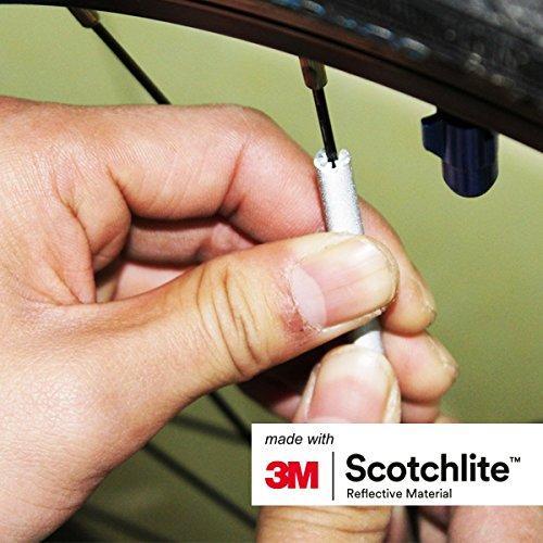 salzmann-3m-scotch-light-bicycle-spoke-reflective-clip-spoke-reflector-แพ็ค36