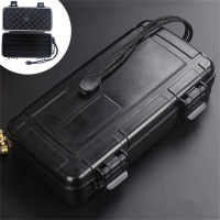 Travel Ciggare Case Hard Shell with Humidifier Ciggar Humidor Box Holder Smking Accessories