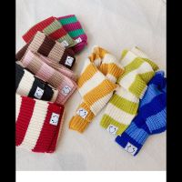 ☞❏☂  Baby Girls Boys Scarf Kids Korean Style Scarves Letter Printed Accessories Childrens Knitted Bib Cotton Versatile Warm Clothing