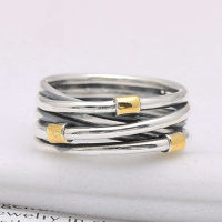 S925 Silver Eternity Entwined Rose Rope Bands Rings For Women Wedding Party Gift fit Lady Fine Jewelry