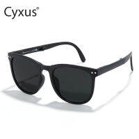 [10.10 ขายใหญ่] Cyxus แว่นกันแดดโพลาไรซ์แบบพับได้ผู้หญิงแบบพกพาพับ Shades UV400 Protection Day-View ครีมกันแดดแว่นตากันแดดป้องกัน 1019