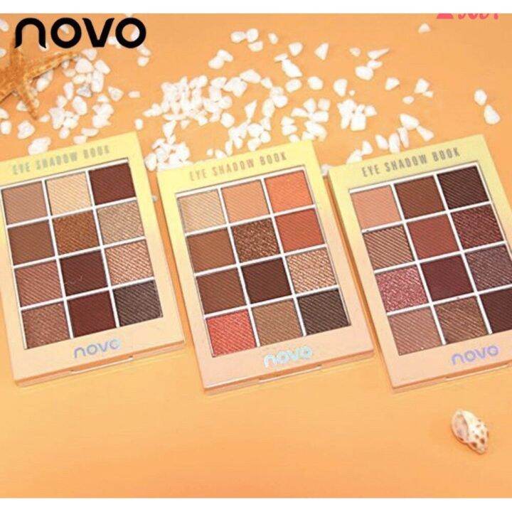 novo-eye-shadow-matteและ-อายแชโดว์-ระยิบระยับแป้ง-silky-eye-shadow-มีให้เลือก-4-เบอร์นะคะ-1-ตลับ