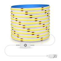 COB LED Strip Light 8mm DC 5V High Bright TV led lamp Wall Decoration Kitchen Cabinet Stairs Background Lighting USB LED Tape