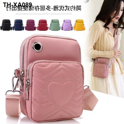 ◎ﺴ Ms embroider line high-capacity mobile phones han edition inclined shoulder bag change single