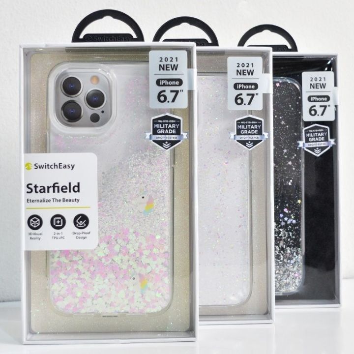 iphone13-switcheasy-เคสกากเพชร-starfield-glitter-resin-happy-park-unicorn-iphone-13-iphone-13-pro-m