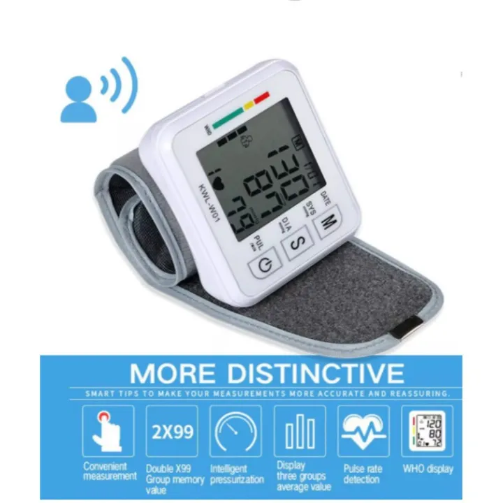 Original Wrist Blood Pressure digital Monitor Measurement Automatic