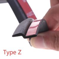 Z Type Car Door Seal Noise Insulation Weatherstrip Sealing Rubber Strip Trim Z-shaped Seal Windshield Car Door Sealing Strip